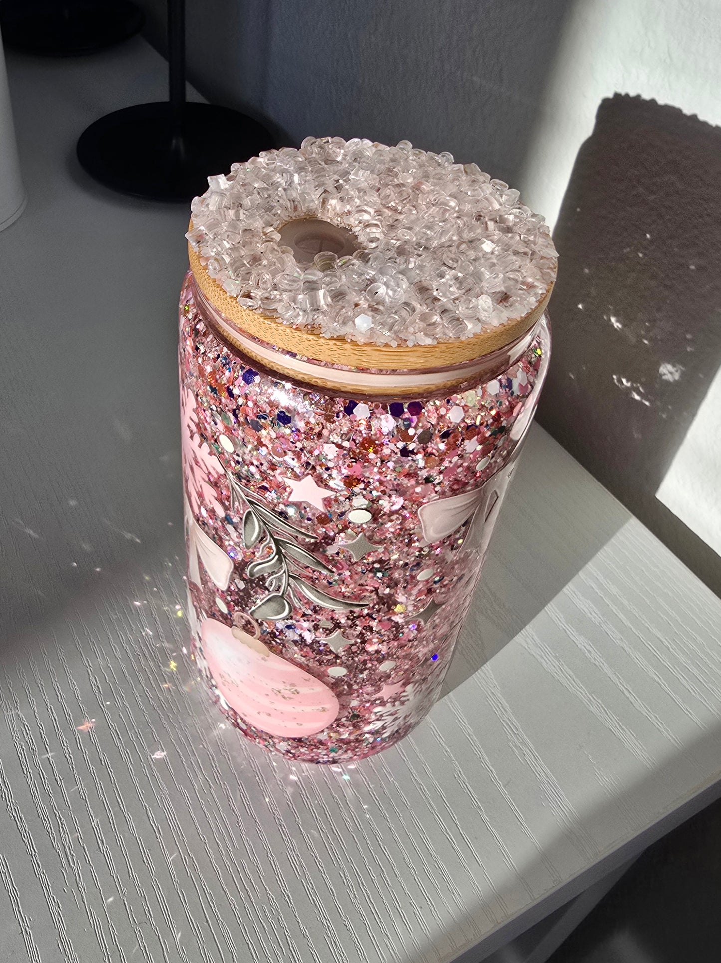16oz Pink Christmas