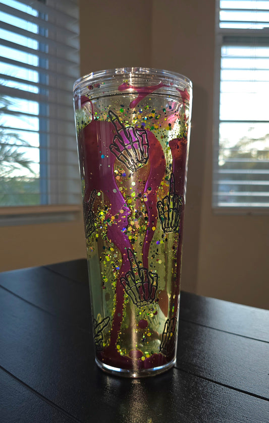 24oz Skeleton Finger